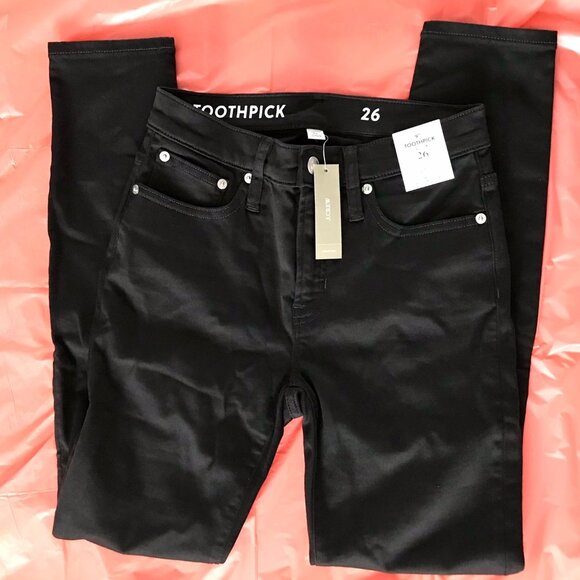 J. Crew Black Toothpick Jeans - Picture 2 of 7